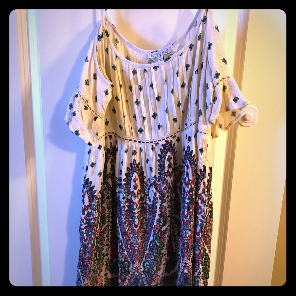 Cold shoulder dress